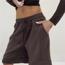 bermuda in tessuto bielastico  brown